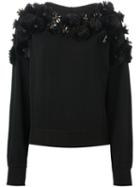 Emanuel Ungaro Flower Embellished Sweater