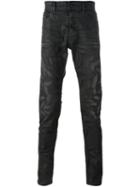 Diesel 'd-tepphar' Coated Jeans, Men's, Size: 33, Black, Cotton/spandex/elastane