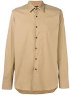 Prada Classic Long Sleeve Shirt - Neutrals