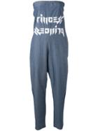 Sold Out Frvr - Strapless Denim Jumpsuit - Women - Cotton - 40, Blue, Cotton