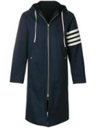 Thom Browne Shearling Lining Cordura Swim Parka - Blue