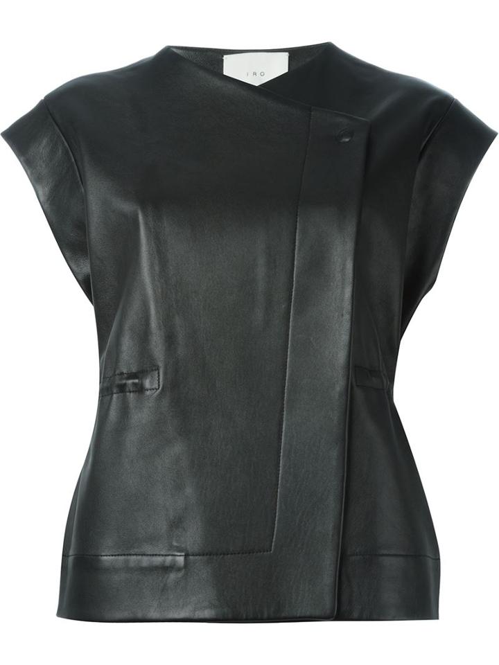 Iro 'iris' Jacket, Women's, Size: 36, Black, Lamb Skin/acetate/nylon