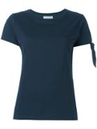 J.w.anderson Sleeve Knot T-shirt, Women's, Size: Medium, Blue, Cotton