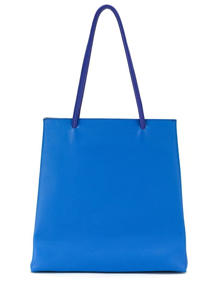 Sarah Chofakian Plain Tote Bag - Blue