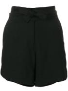 Iro - Jema Shorts - Women - Cotton/spandex/elastane/viscose/virgin Wool - 42, Women's, Black, Cotton/spandex/elastane/viscose/virgin Wool