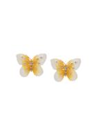 Jennifer Behr Butterfly Earrings - Yellow
