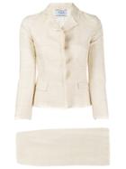 Prada Pre-owned 1990's Skirt Suit - Neutrals