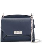 Bally - Flap Shoulder Bag - Women - Leather - One Size, Blue, Leather