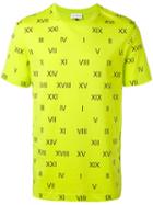 Gosha Rubchinskiy Roman Numerals T-shirt, Men's, Size: Medium, Yellow/orange, Cotton
