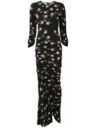 Preen By Thornton Bregazzi - Daffodil Print Dress - Women - Polyester/spandex/elastane - S, Black, Polyester/spandex/elastane
