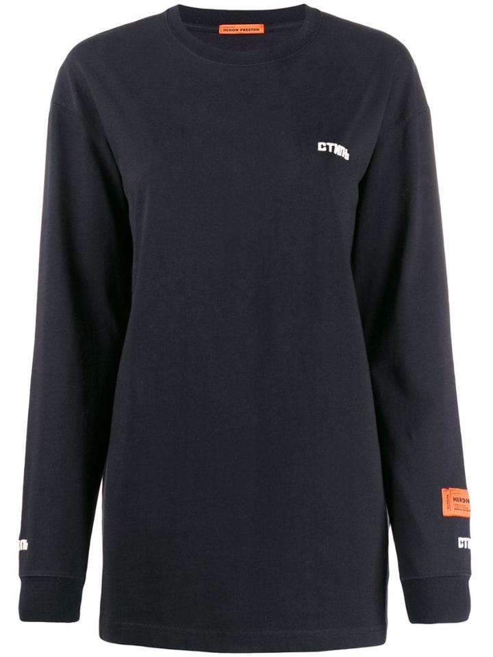 Heron Preston Long Sleeve Top - Black