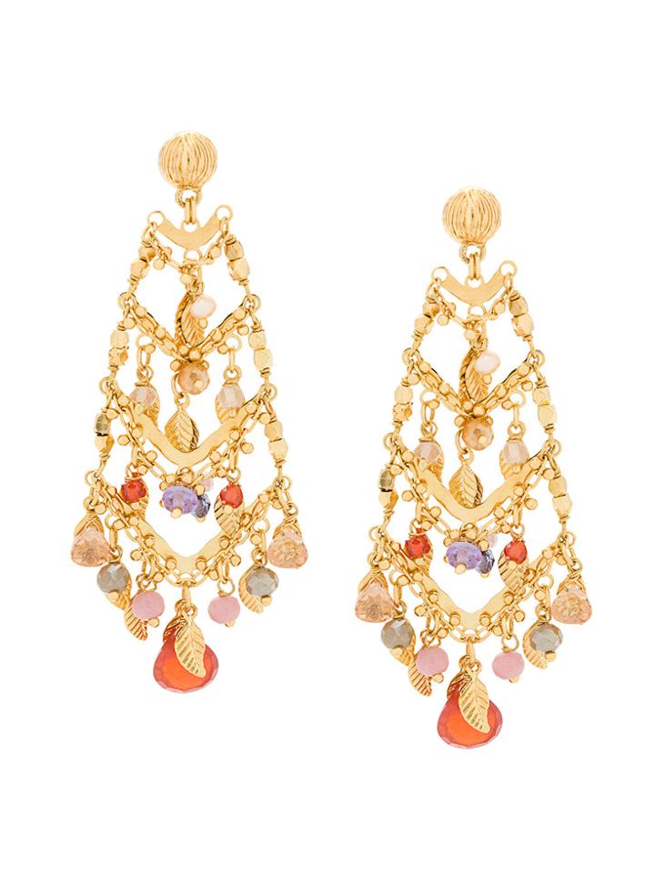 Gas Bijoux Folia Earrings - Metallic