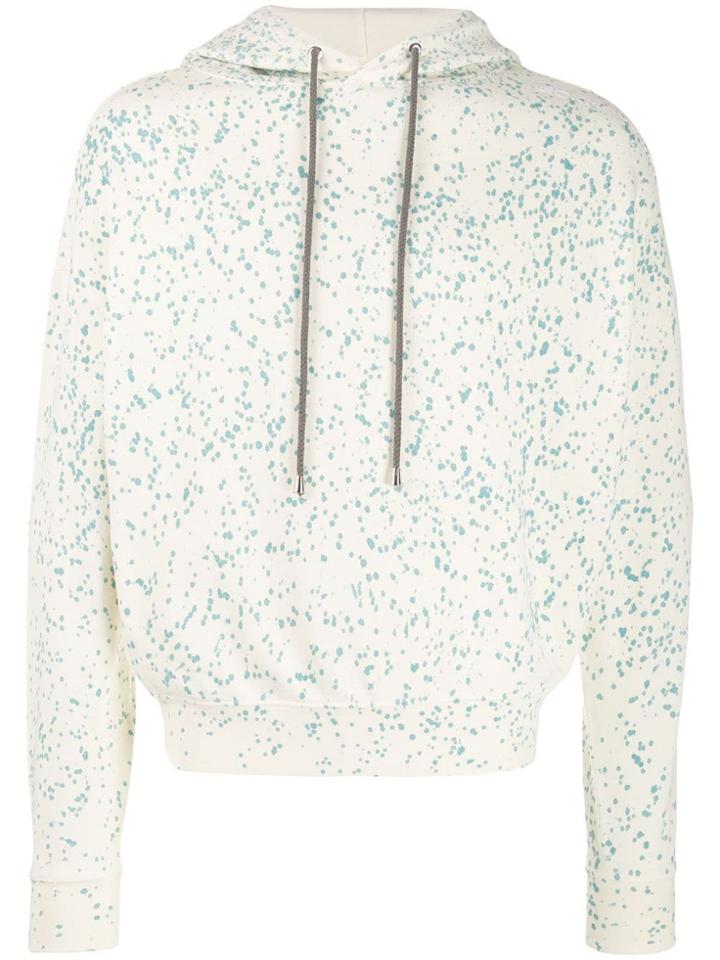 Eckhaus Latta Paint Splatter Hoodie - Neutrals