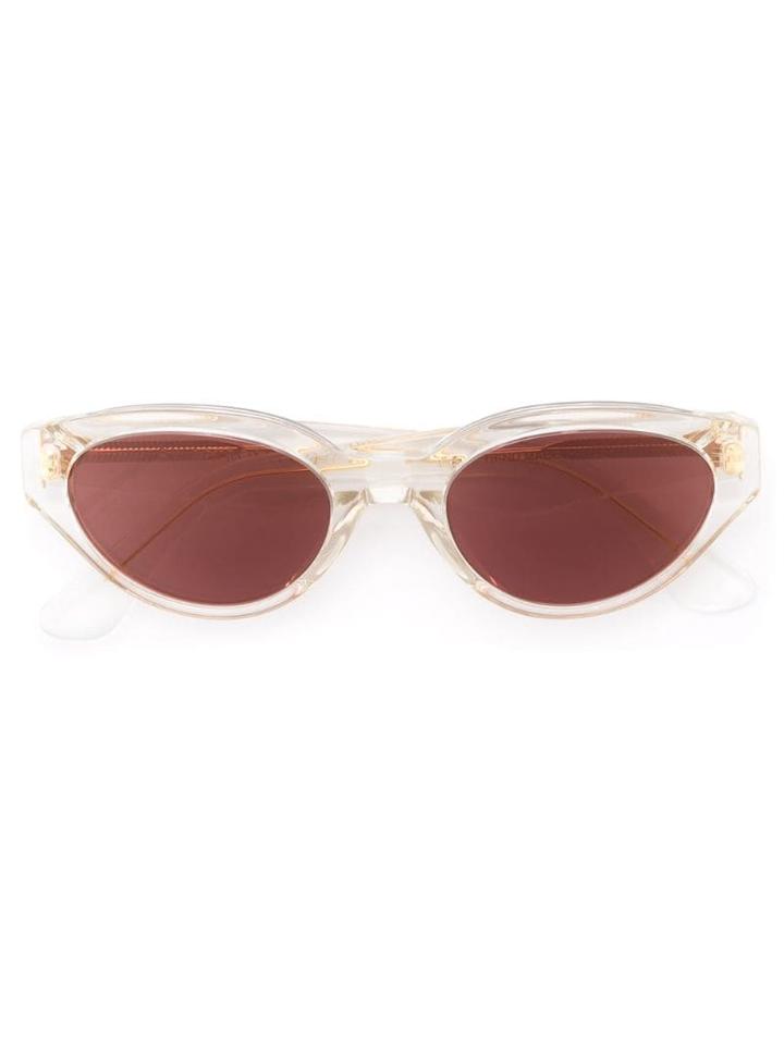 Retrosuperfuture 'drew Crystal' Sunglasses - Neutrals