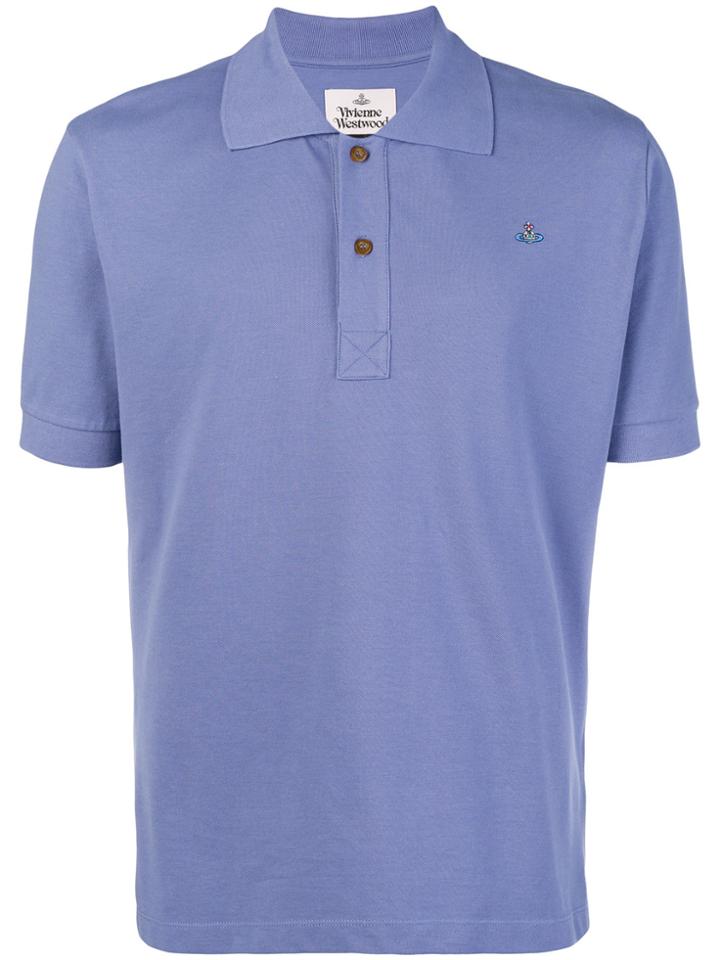 Vivienne Westwood Piqué Polo Shirt - Blue
