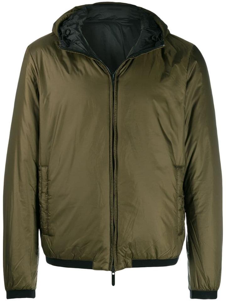 Emporio Armani Emporio Armani - Man - Nylon Jacket Eagle Back - Green