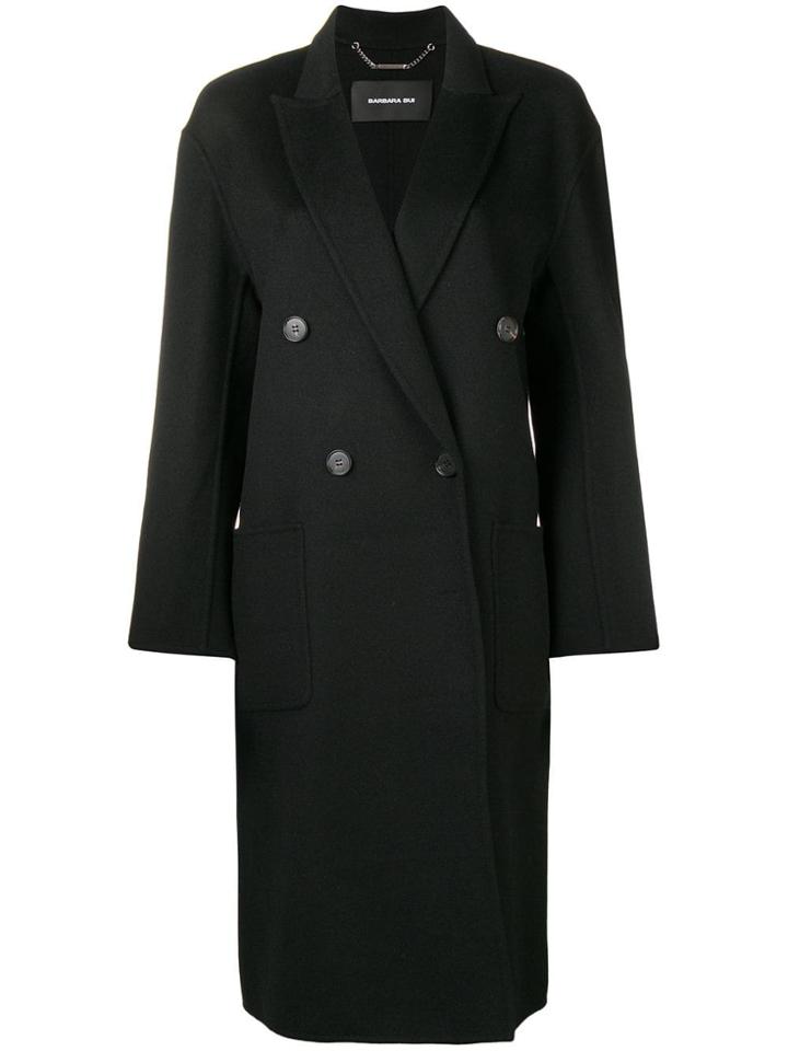 Barbara Bui Double Breasted Coat - Black