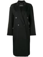 Barbara Bui Double Breasted Coat - Black