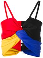 Blockcolour Twist Top - Women - Nylon/spandex/elastane - Xs, Nylon/spandex/elastane, Sadie Williams