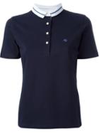 Fay Classic Logo Polo Shirt, Women's, Size: M, Blue, Cotton/spandex/elastane