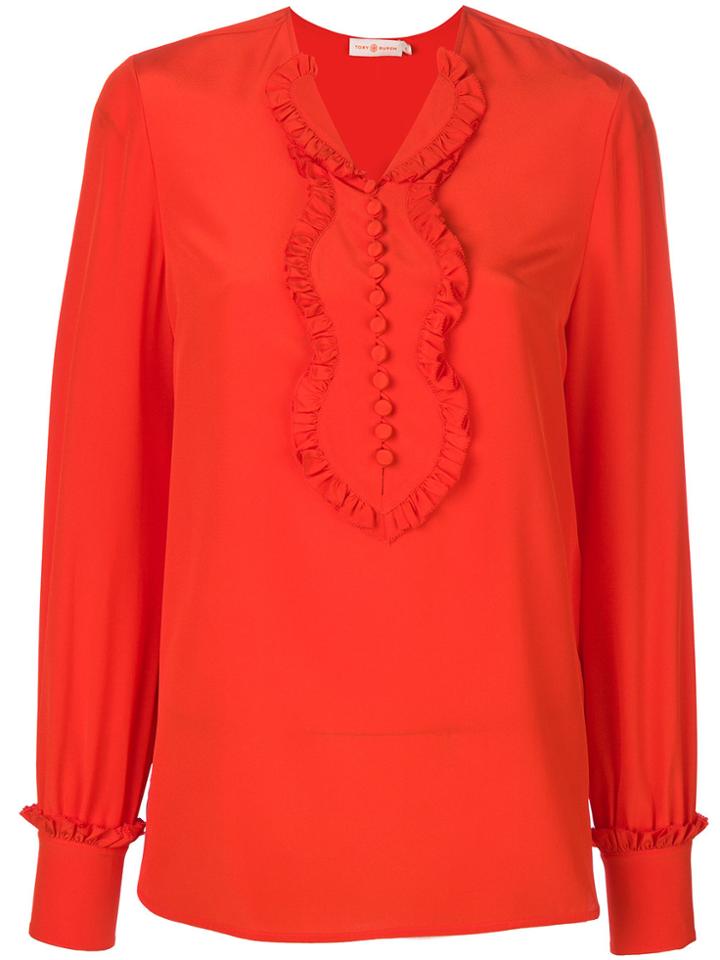 Tory Burch Julia Blouse - Red