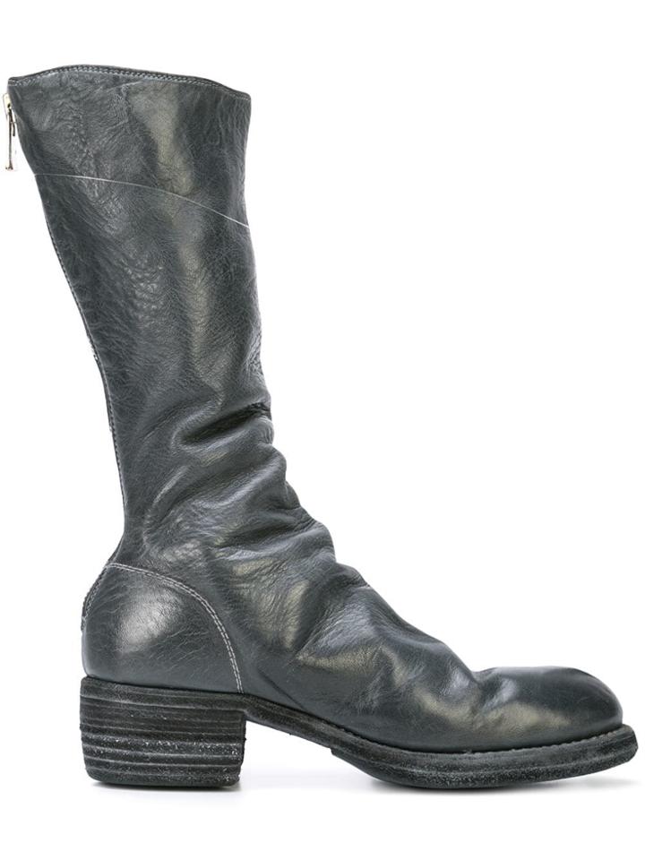 Guidi Mid-calf Boots - Grey