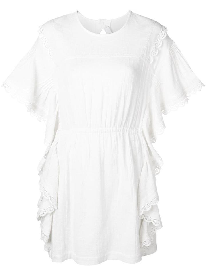 Iro Serenity Lace Mini Dress - White