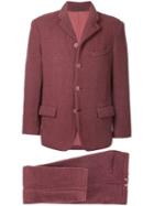 Comme Des Garçons Pre-owned Two-tone Textured Suit - Pink