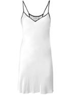 Dkny Long Satin Cami Top - White