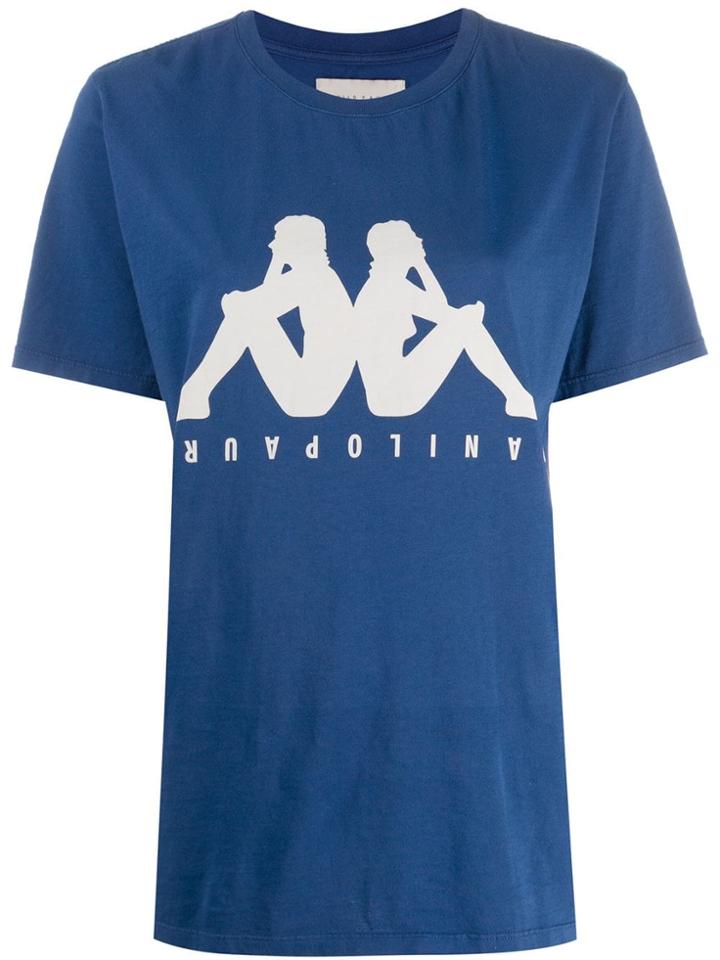 Kappa Logo Printed T-shirt - Blue