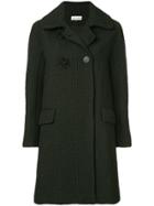 Dice Kayek Textured Double-breasted Coat - Black