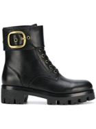 Coach Lucy Lace-up Booties - Black