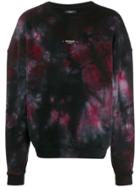 Represent Marble Dye Sweater - Black