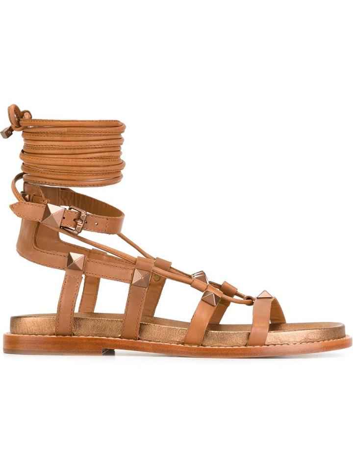 Ash Flat Gladiator Sandals