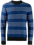 Calvin Klein Jeans Striped Jumper - Blue