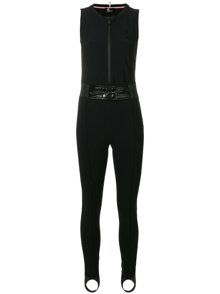 Moncler Grenoble Heel Cuff Slim Fit Jumpsuit - Black