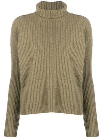 Alyki Ribbed Knit Jumper - Green