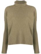 Alyki Ribbed Knit Jumper - Green