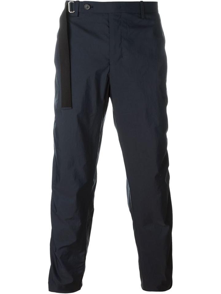 Wooyoungmi Wrap Belt Detail Tapered Trousers