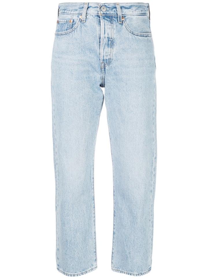 Levi's Wedgie Montgomery Straight Jeans - Blue