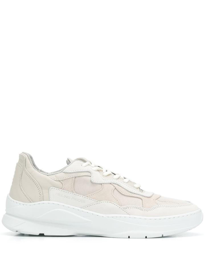 Filling Pieces Panelled Lace-up Sneakers - White