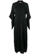 Mumofsix Long Kimono Coat - Black