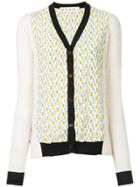 Marni V-neck Patterned Cardigan - Multicolour