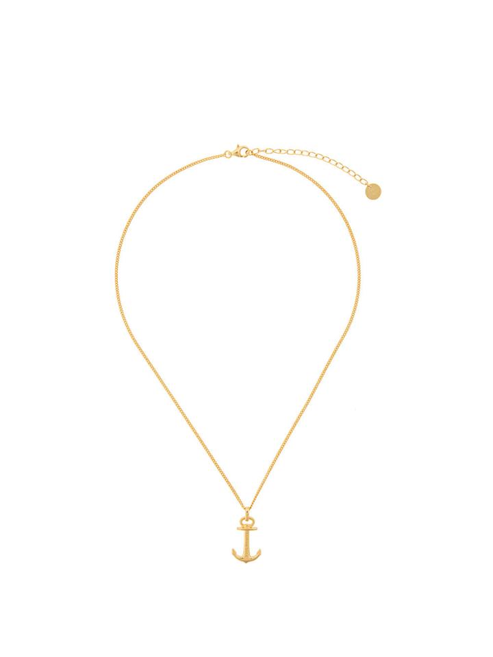 Paul Hewitt Anchor Pendant Necklace - Metallic