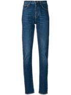 Saint Laurent Mid-rise Slim Fit Jeans - Blue