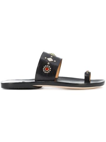 Calleen Cordero Embellished Sandals - Black