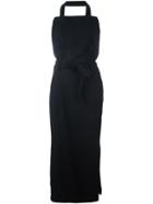 Y's Apron Style Dress, Women's, Size: 3, Black, Nylon/wool