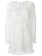 Carven Longsleeved Short Dress - White