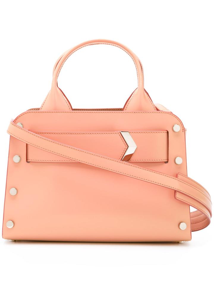 Jimmy Choo Lockett Tote, Women's, Pink/purple, Calf Leather