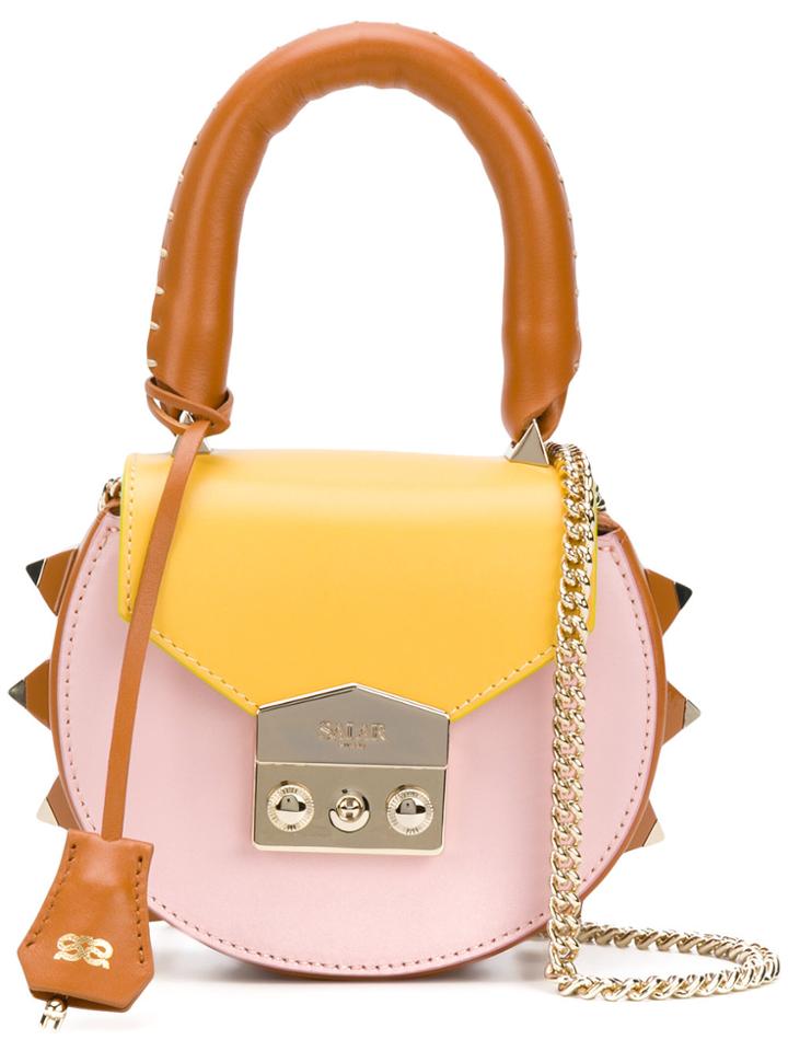 Salar Colour Block Crossbody Bag - Multicolour